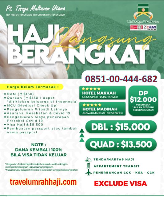HAJI PLUS FURODA LANGSUNG BERANGKAT 2024